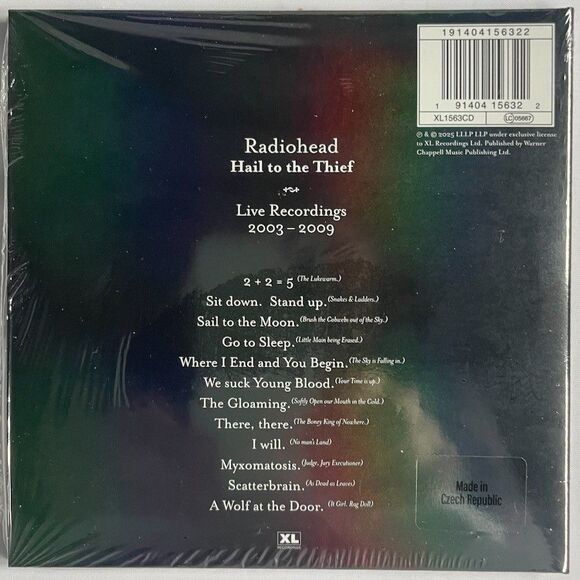 Radiohead – Hail to the Thief (Live 2003-2009) – Compact Disc, CD, XL NEW 2025 - Picture 2 of 2